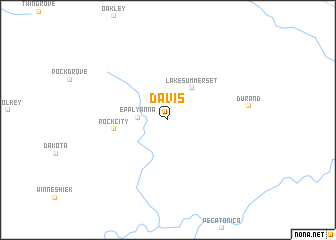 map of Davis