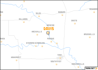 map of Davis