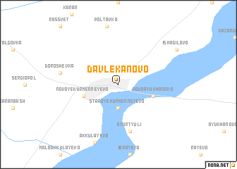 map of Davlekanovo