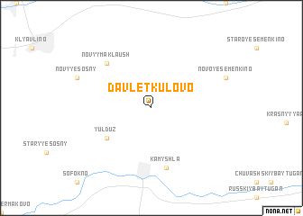 map of Davletkulovo