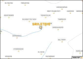 map of Davletovo