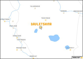 map of Davletshina