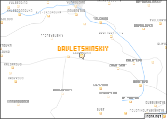 map of Davletshinskiy