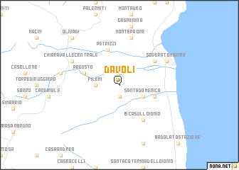 map of Davoli