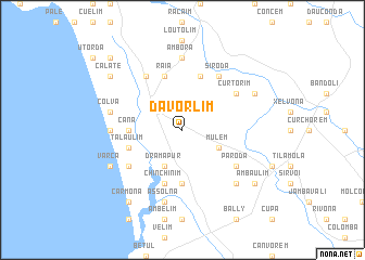 map of Davorlim