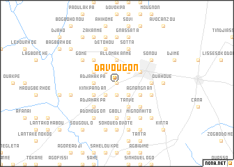 map of Davougon