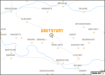 map of Davtsyuny