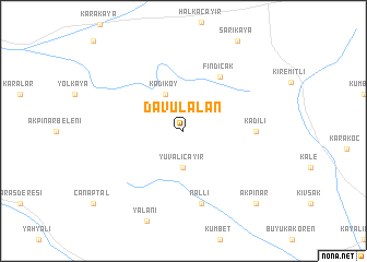 map of Davulalan