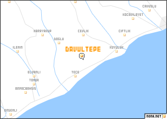 map of Davultepe