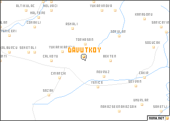 map of Davutköy