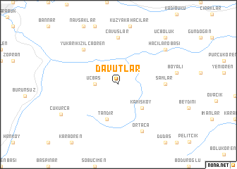 map of Davutlar