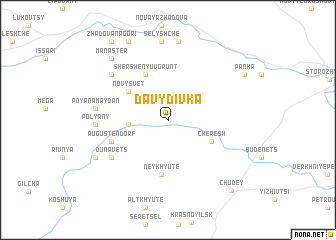 map of Davydivka