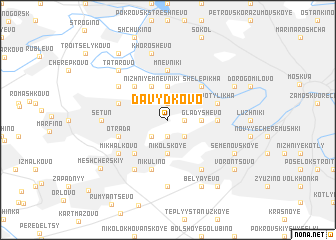 map of Davydkovo