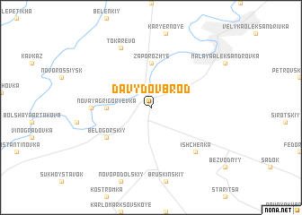 map of Davydov Brod