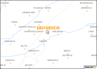 map of Davydovichi