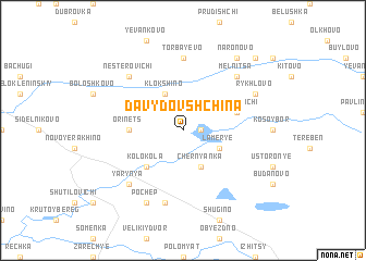 map of Davydovshchina
