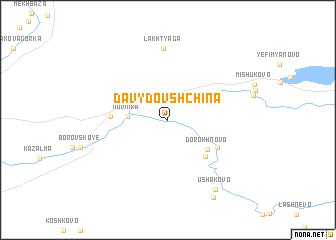 map of Davydovshchina