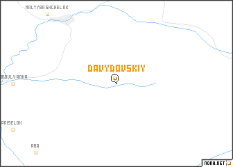 map of Davydovskiy
