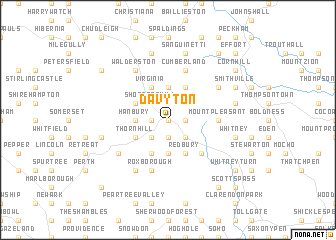 map of Davyton