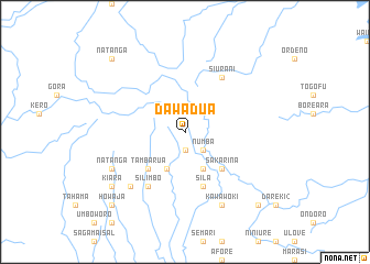 map of Dawadua