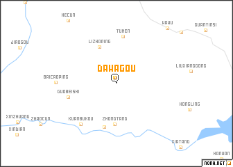 map of Dawagou