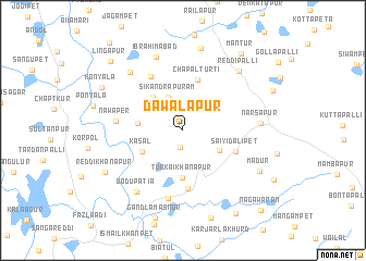 map of Dawalāpur