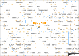 map of Dawambu