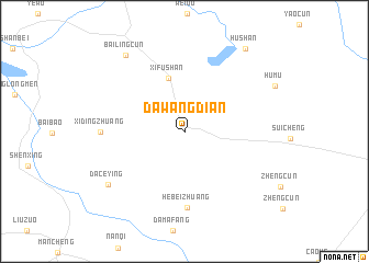 map of Dawangdian