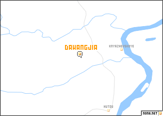 map of Dawangjia