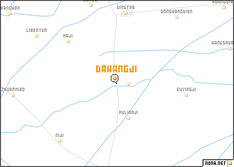 map of Dawangji
