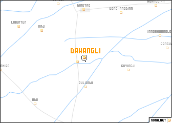 map of Dawangli