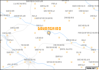 map of Dawangmiao