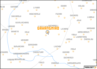map of Dawangmiao