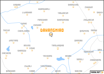 map of Dawangmiao