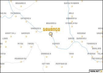 map of Dawango