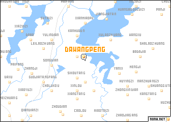 map of Dawangpeng