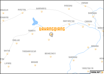 map of Dawangqiang