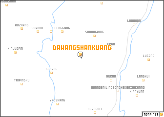 map of Dawangshankuang