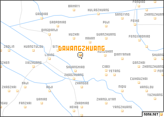 map of Dawangzhuang