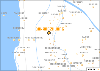 map of Dawangzhuang