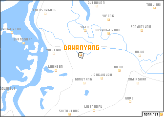 map of Dawanyang