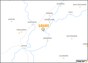 map of Dawan