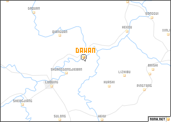 map of Dawan