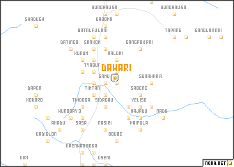 map of Dawari