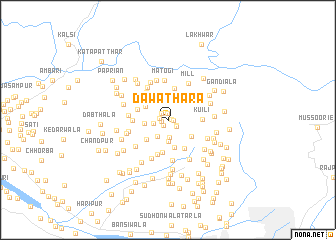 map of Dawāthara