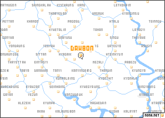 map of Dawbon