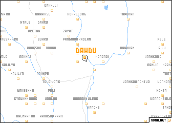 map of Dawdu