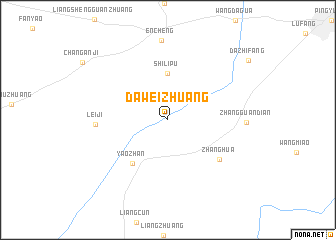 map of Daweizhuang