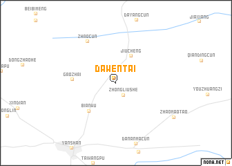map of Dawentai