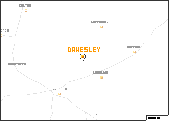 map of Dawesley